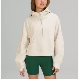 Lulu lemon scuba oversized half-zip hoodie Opal M/L